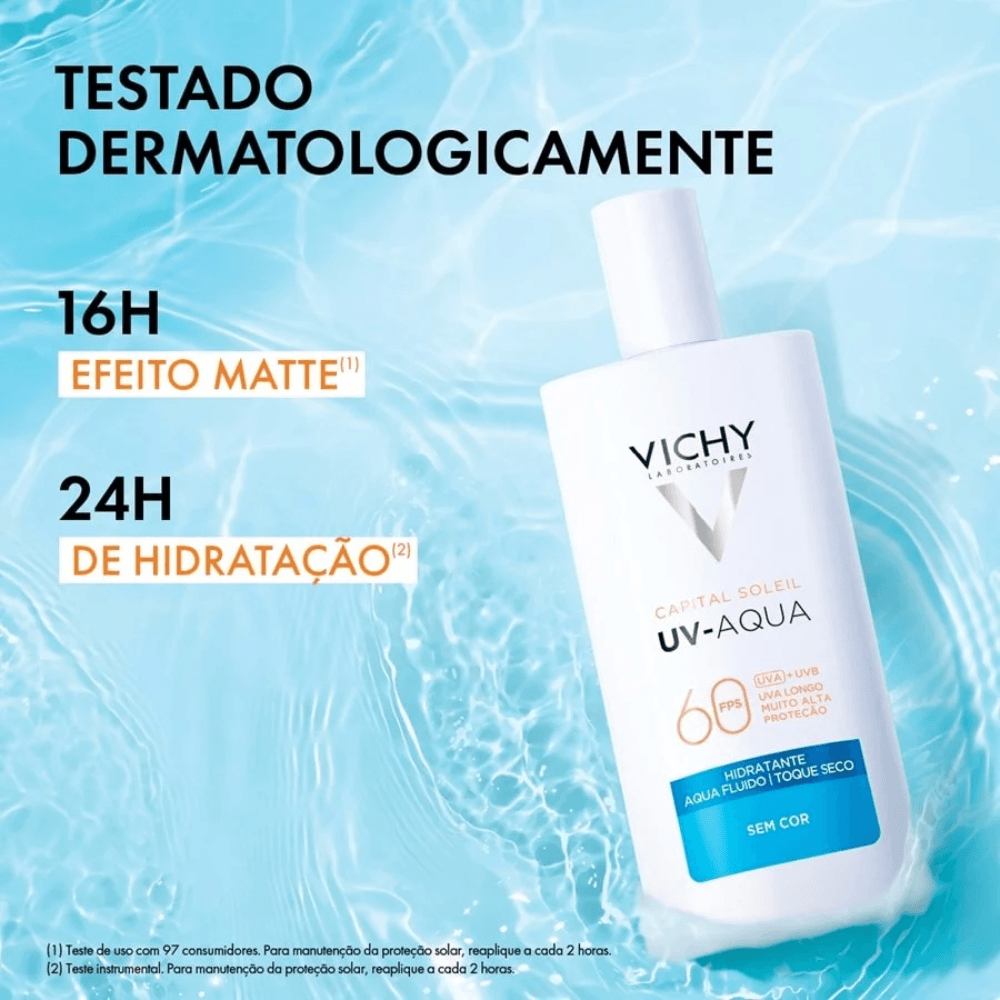 Protetor Solar Capital Soleil FPS 60 UV-AQUA Sem Cor 40ml